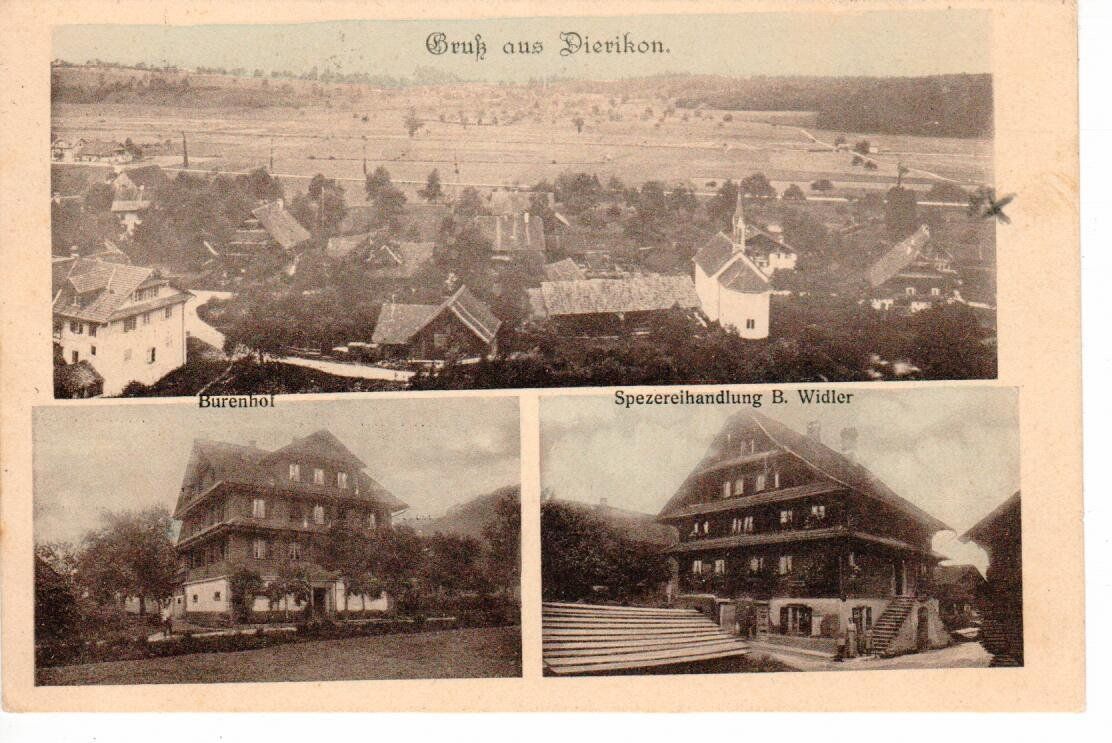 Cartoline postali: Gruss aus Dierikon – Usato da Wolhusen venduto da Curver9