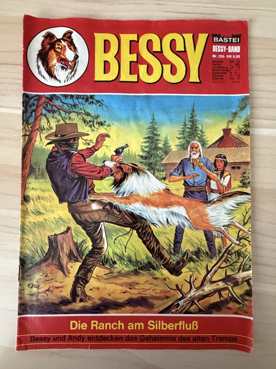 Comics: Bessy Bastei Heft 206, 1970 – Gebraucht aus Kehrsatz von Raboy