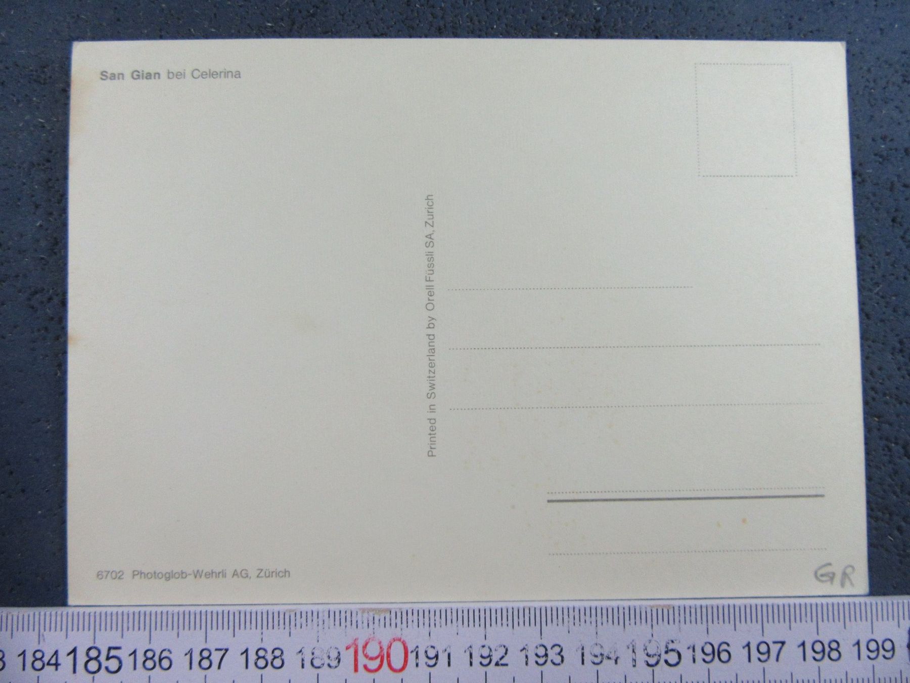 Cartoline postali: SAN GIAN BEI CELERINA GR AK – Usato da Ettingen venduto da Hausi4711 1