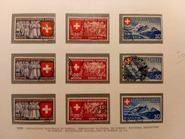 Exposition nationale 1939 Série complète