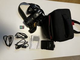 Nikon D5300 DSLR + AF-P 18–55mm VR Objektiv 