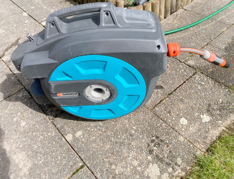 Schlauchtrommelabdeckung Garten Wandmontage | 420D Oxford Schutzhülle Silber