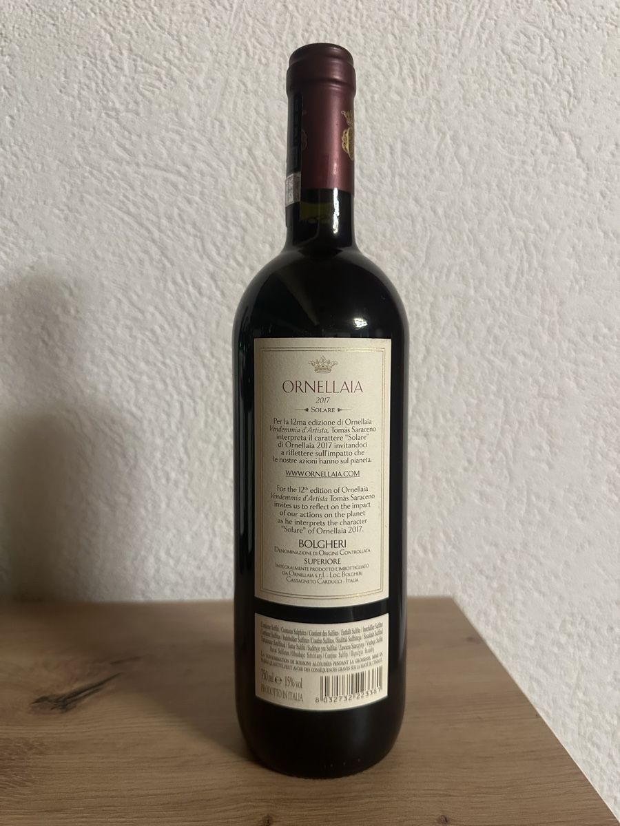 Ornellaia Wein: Ornellaia 2017 – Neu (gemäss Beschreibung) aus Sonceboz-Sombeval von sac_d5wz 1