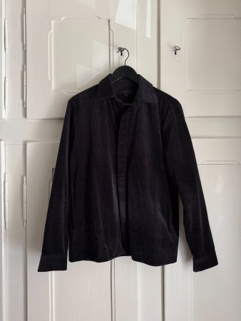 COS - Cord Hemdjacke schwarz S