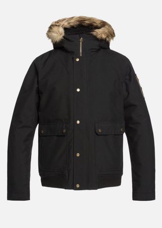 Quiksilver Harris - Veste d'hiver chaude avec capuche fourré