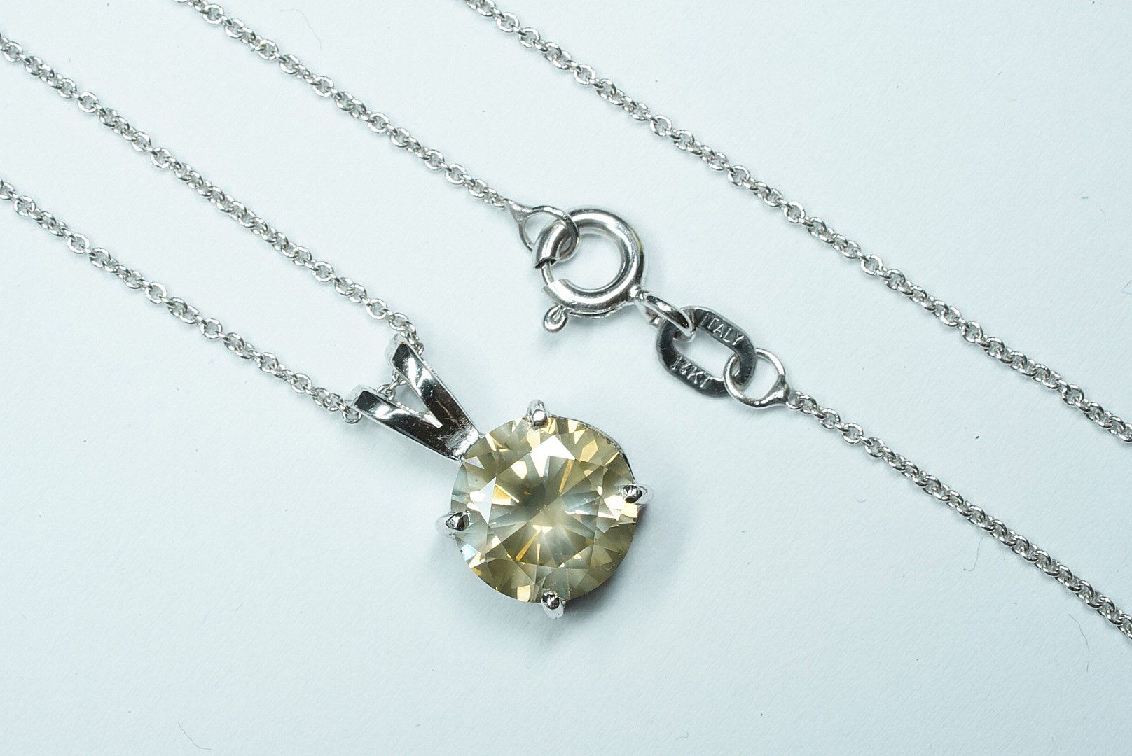 Catenine: 585er Halskette mit Diamant ca. 2ct – Usato da Bülach venduto da Re-Jewelled 3