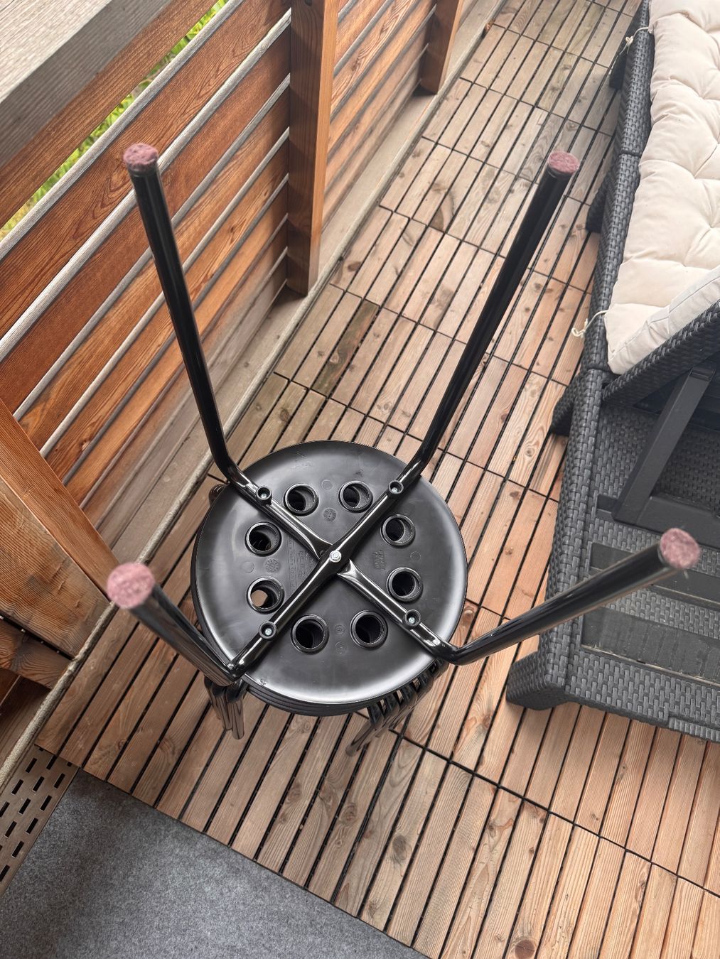Hocker: Hocker stapelbar schwarz 6 Stk. – Neu (gemäss Beschreibung) aus Brüttisellen von xe_m 2
