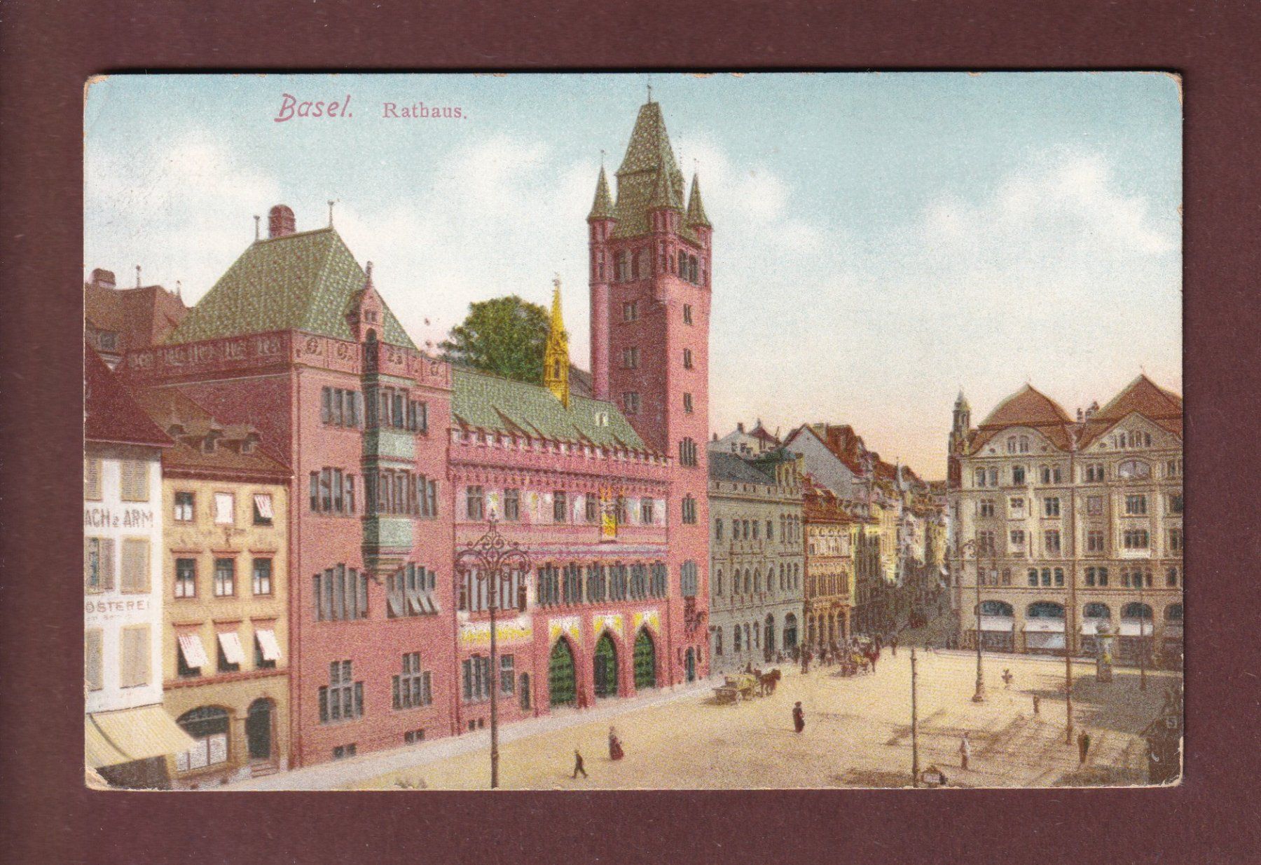 Cartoline postali: BASEL - Rathaus – Usato da Pully venduto da nicecards-shop