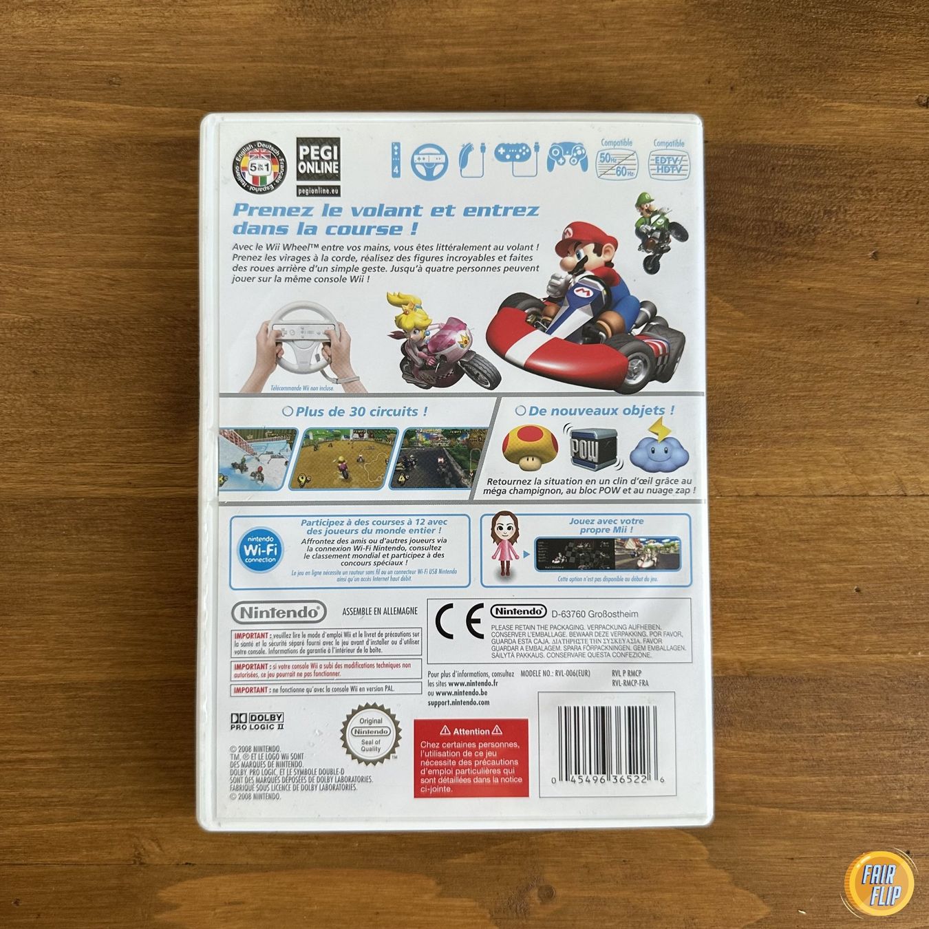 Jeux: Wii Mario Kart mit Lenkrad – D'occasion à Luzern par fairflip 1