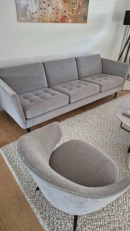 Sessel: Möbelensemble von BoConcept in Grau und Eiche Espresso – Gebraucht aus Vandoeuvres von cex_6pzd 3
