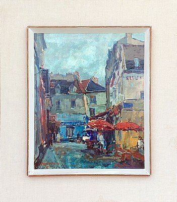 Dipinti: Roger Vuillem, Montmartre 1963 – Usato da Montmelon venduto da canelle-12 1