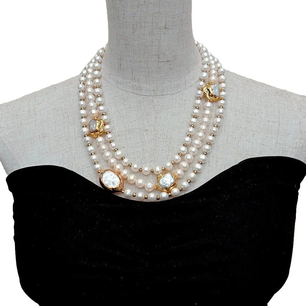 Catenine: Lua Halskette Perlen Kette Collier Perle Perlenkette Echt – Nuovo (secondo la descrizione) da Prilly venduto da ilyria73