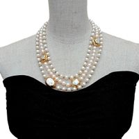 Lua Halskette Perlen Kette Collier Perle Perlenkette Echt