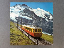 Original Vintage Poster - Wengeneralpbahn Jungfrauregion