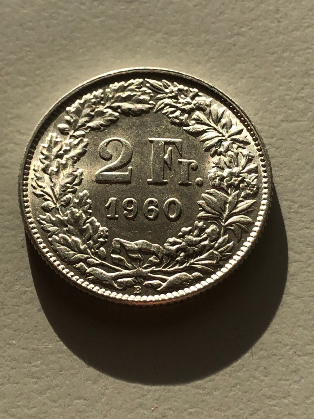 Tutti le monete: 2 Fr. 1960 – Usato da Schötz venduto da Odpa