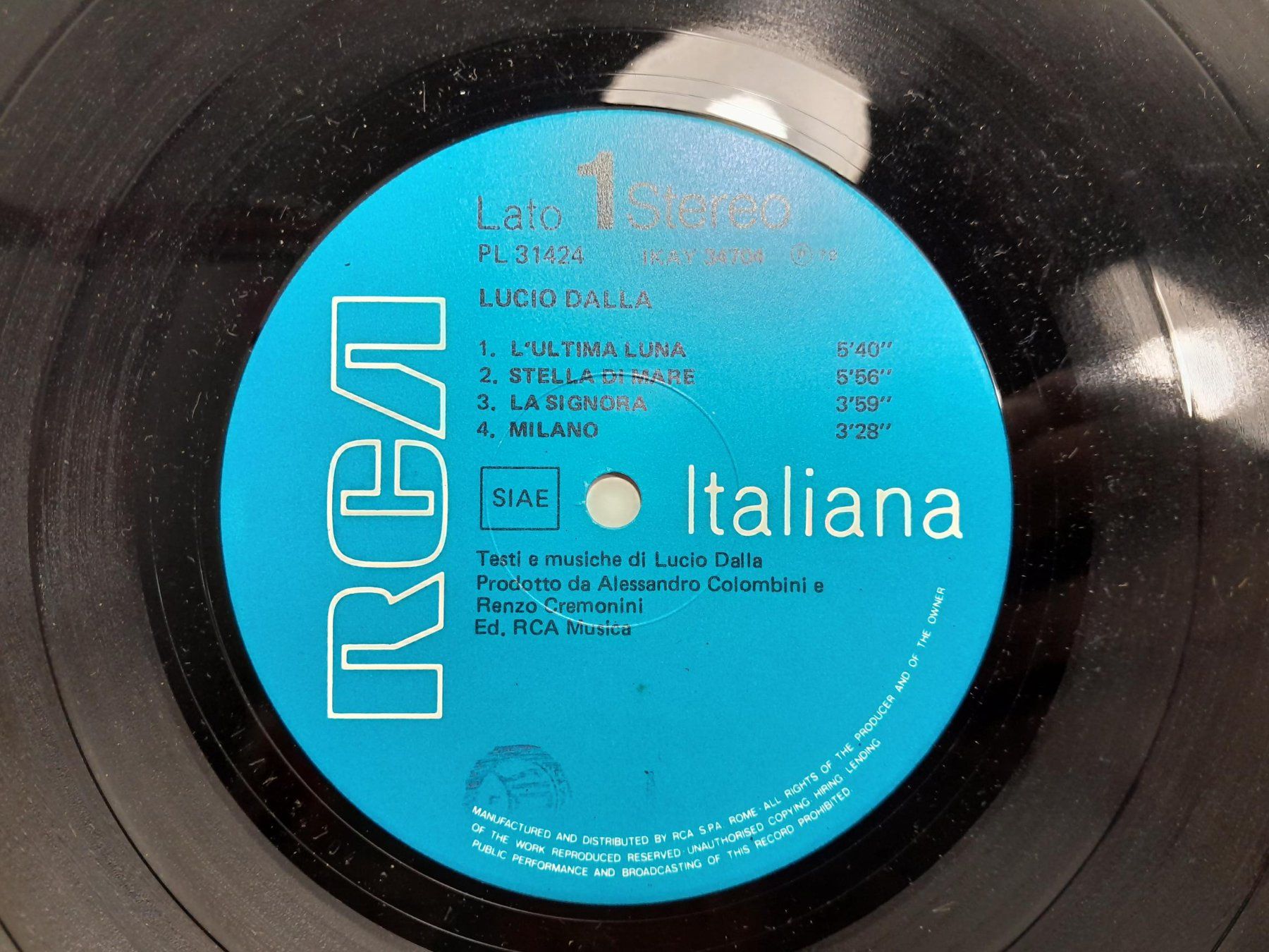 Schallplatten: LP / Vinyl / Lucio Dalla – Gebraucht aus Männedorf von Bel-view 3