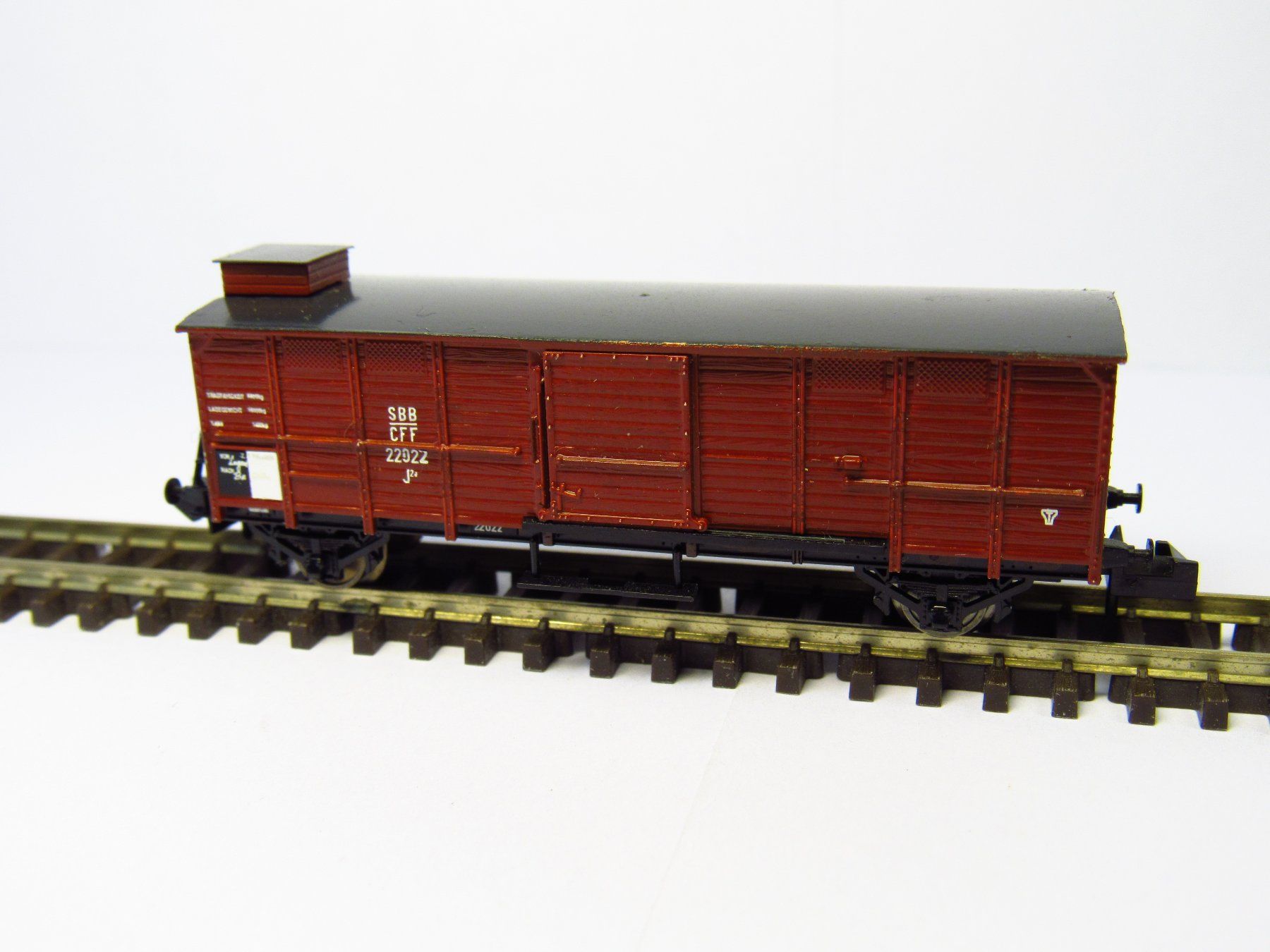 Modellini di ferrovie: Juretic Spur N SBB Güterwagen Typ J2d OVP – Nuovo (secondo la descrizione) da Langenthal venduto da pc-s1 5