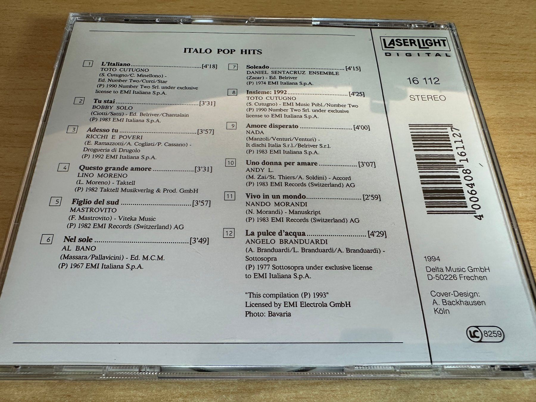 CD: Various – Italo Pop Hits – Usato da Rikon im Tösstal venduto da Alpenmutz 1