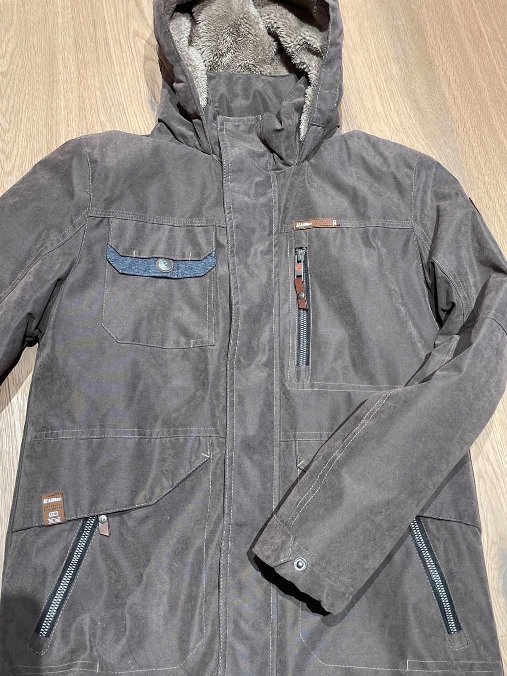 Killtec Giacche & Cappotti: Jacke Killtec, Gr 152, braun – Nuovo (secondo la descrizione) da Egg b. Zürich venduto da d.t.t 1