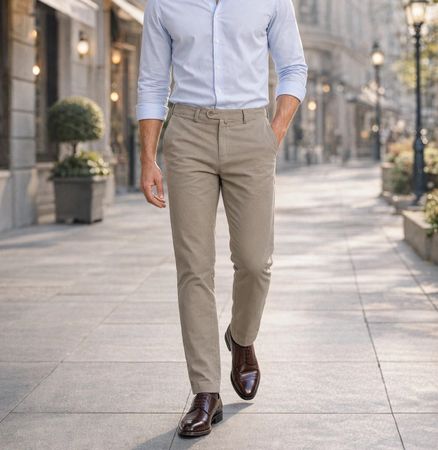 Élégant pantalon neuf B-Settecento (B-700) italien t49 (W33)