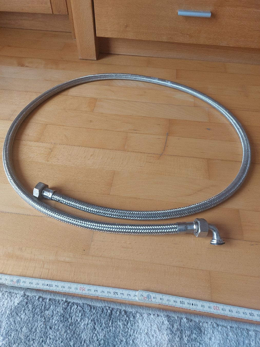 Tubi & Tubi flessibili: Panzerschlauch Edelstahl 1m90cm – Usato da Landquart venduto da Cedes 1