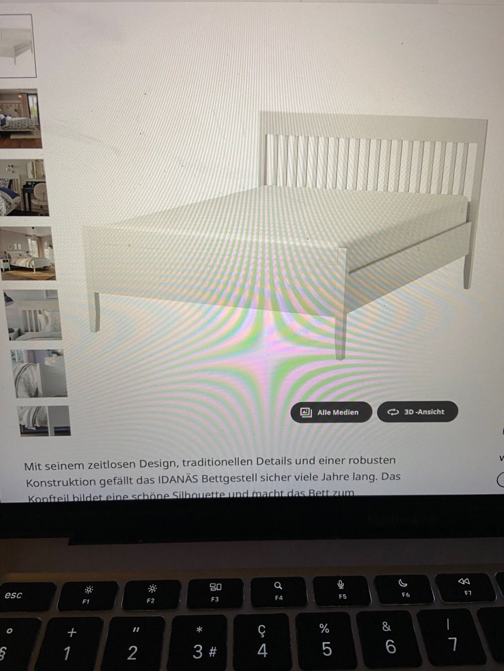 Ikea Betten: IDANàS Bett, Matratze, 2 Lattenroste – Neu (gemäss Beschreibung) aus Wald ZH von Dorita777777