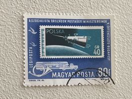 Cosmo und Space Theme Briefmarke
