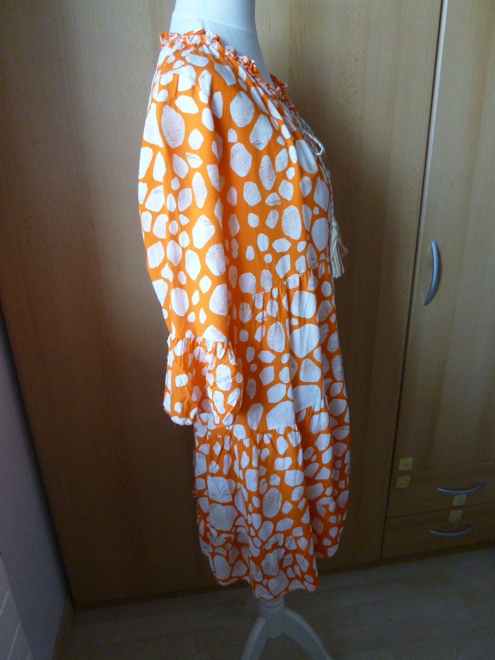 Kleider: orange Long Bluse / Kleid TANTRA  Gr. L – Gebraucht aus Dättlikon von Mamakuga 3