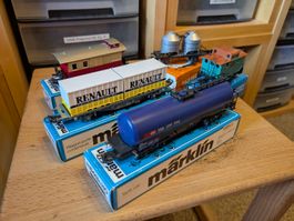 Marklin 5 Güterwagen Konvolut (4745, 4767, usw.)