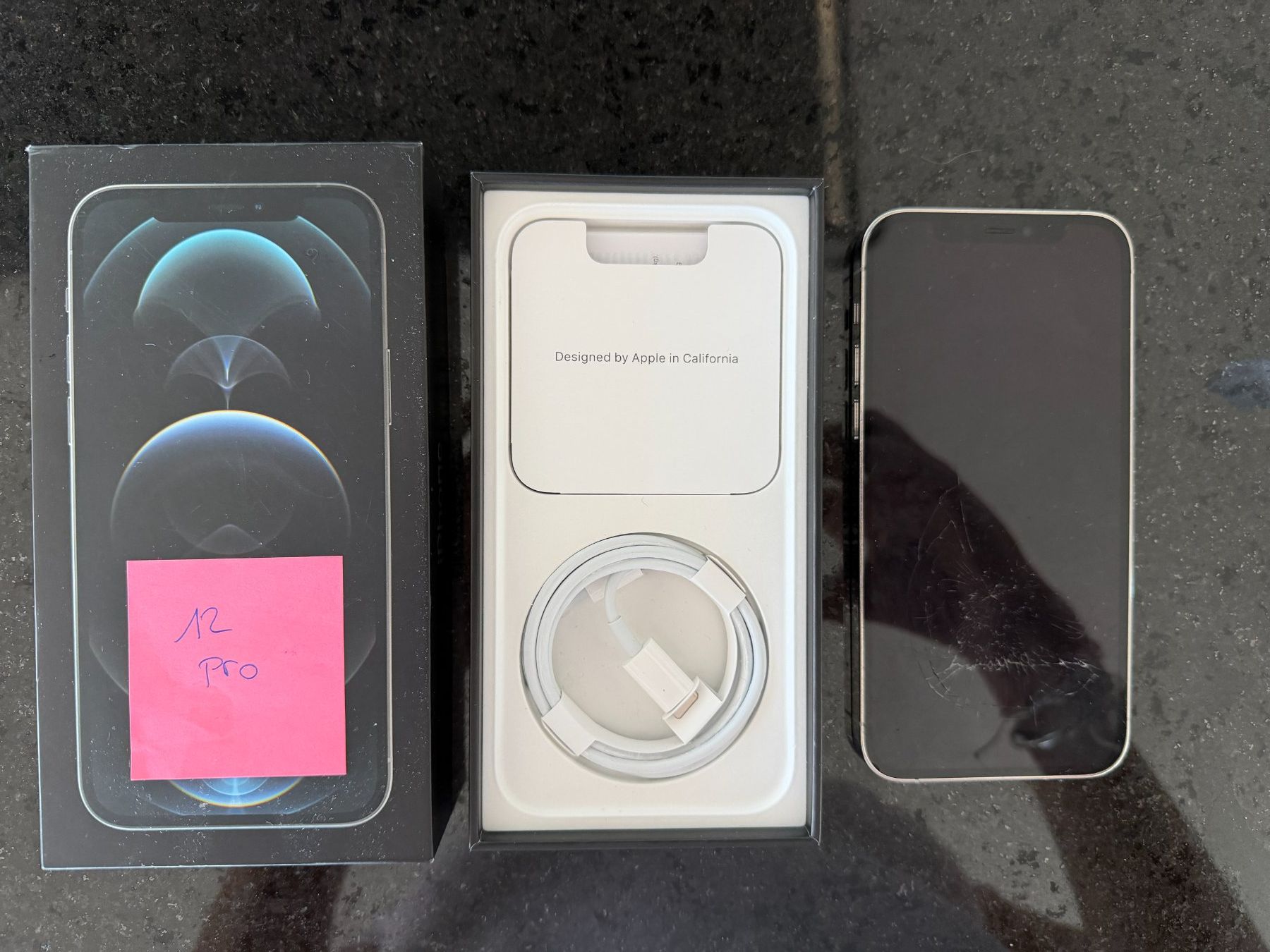 Apple Telefoni cellulari / Smartphones: iphone 12 Pro mit kaputtem Glas – Difettoso da Lachen SZ venduto da cacatuda