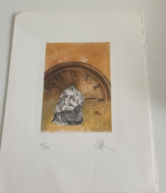 Gravure Originale Signée - Édition Limitée 11/40 (D'occasion) à Prilly