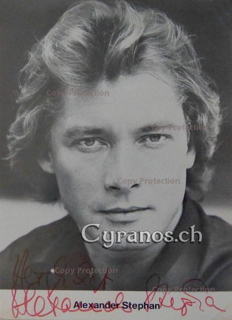 Autografi: Alexander Stephan (1945-2011) Schauspieler - Autogramm – Usato da Dietikon venduto da cyranos.ch