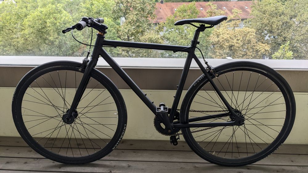 Fixie Inc. Floater Race Singlespeed Rennrad - Aluminium Weiß/schwarz