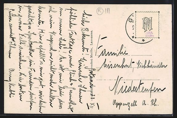 Cartoline postali: AK Gstaad, Eisbahn mit Eishockeyspielern – Usato da Berlin venduto da bartko-reher 1