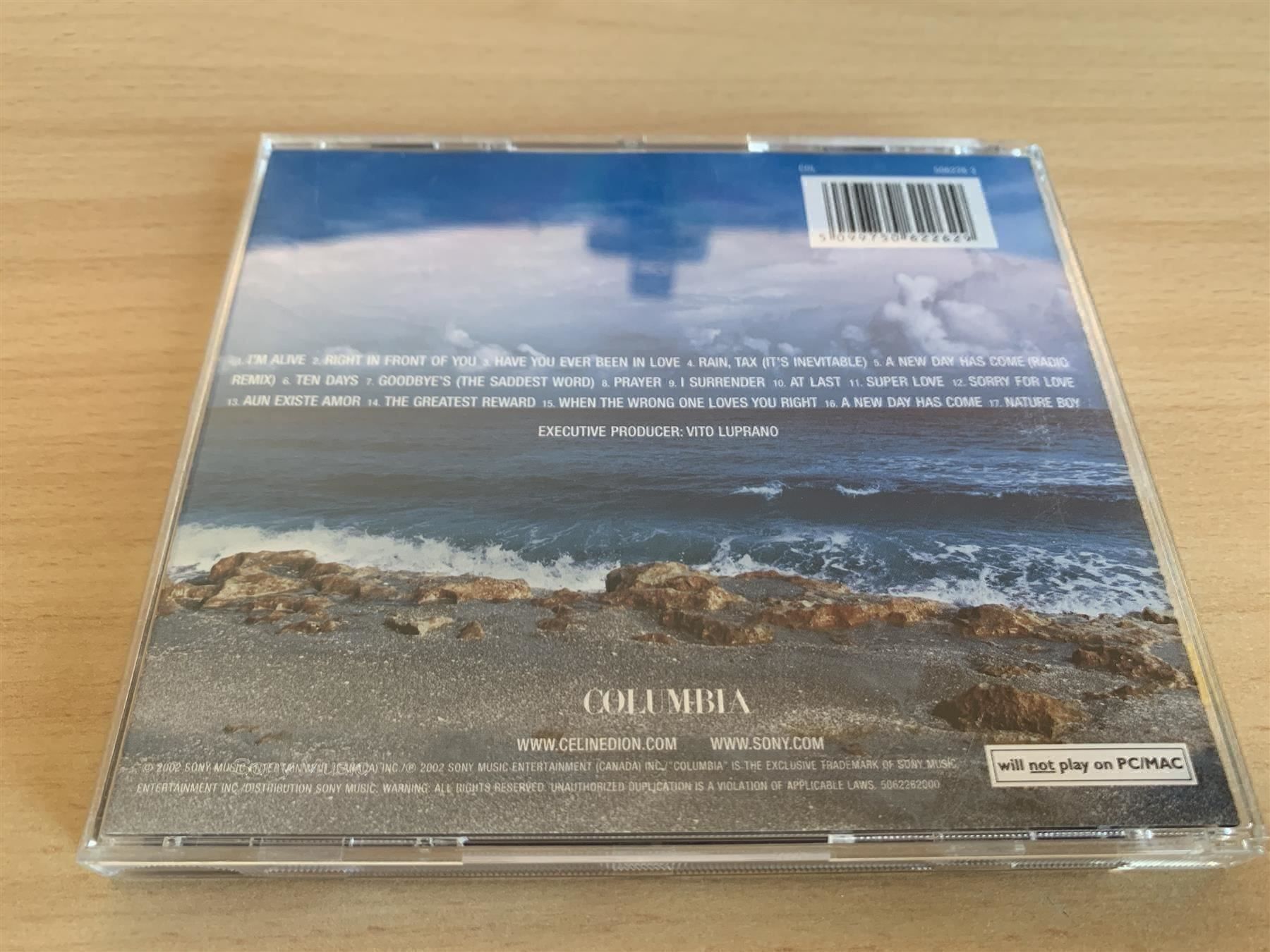 CD: Celine Dion – A New Day Has Come – Usato da Rikon im Tösstal venduto da Alpenmutz 1