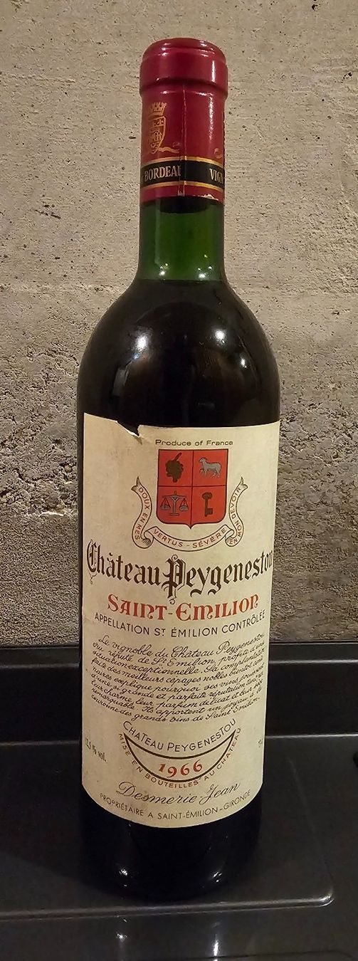 Wein: Château Peygenestou 1966 – Gebraucht aus Marin-Epagnier von Jek2074
