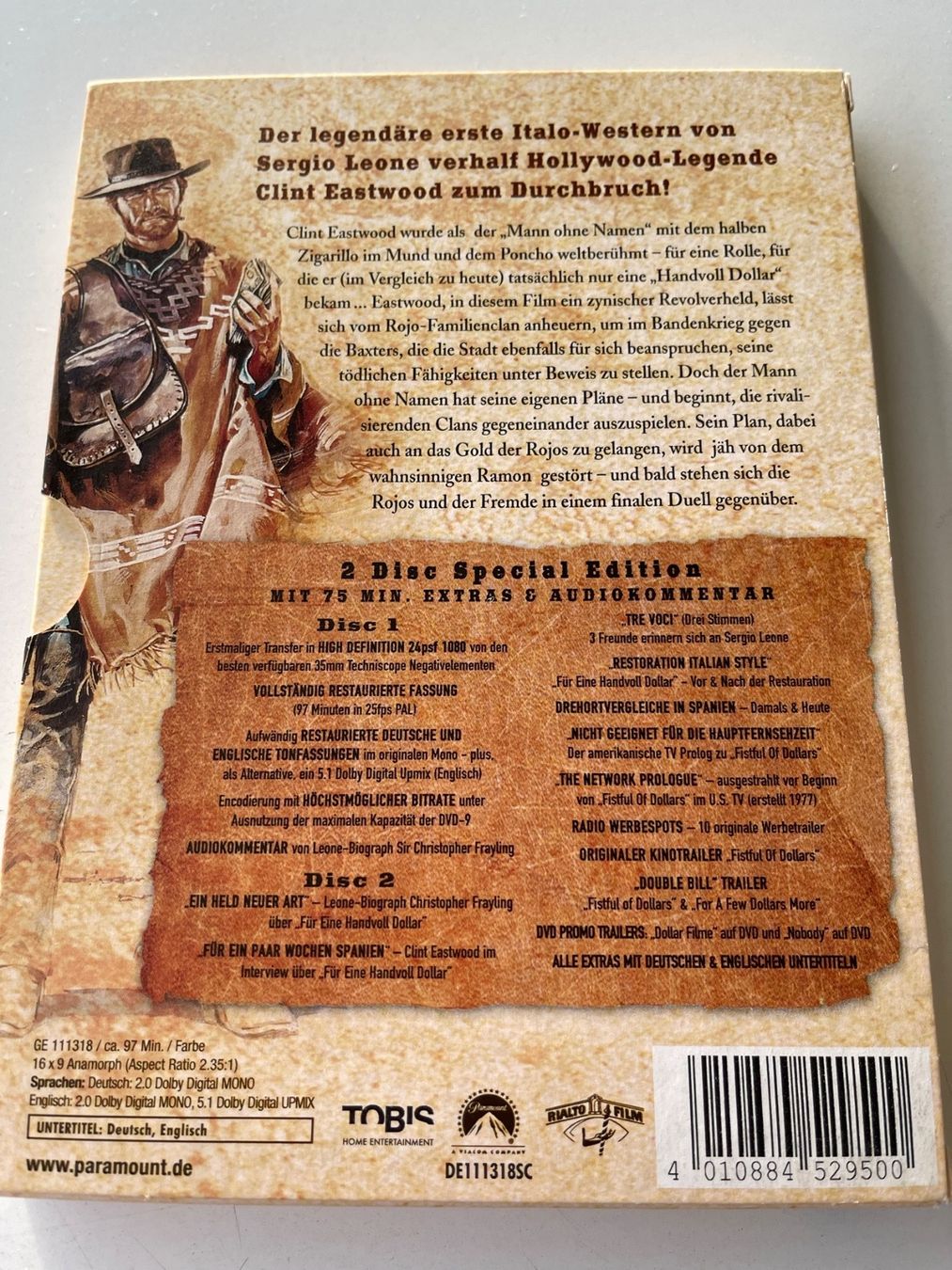 Tutti i DVDs: Für eine Handvoll Dollar- Special Edition – Usato da Rüti ZH venduto da alumedien 1