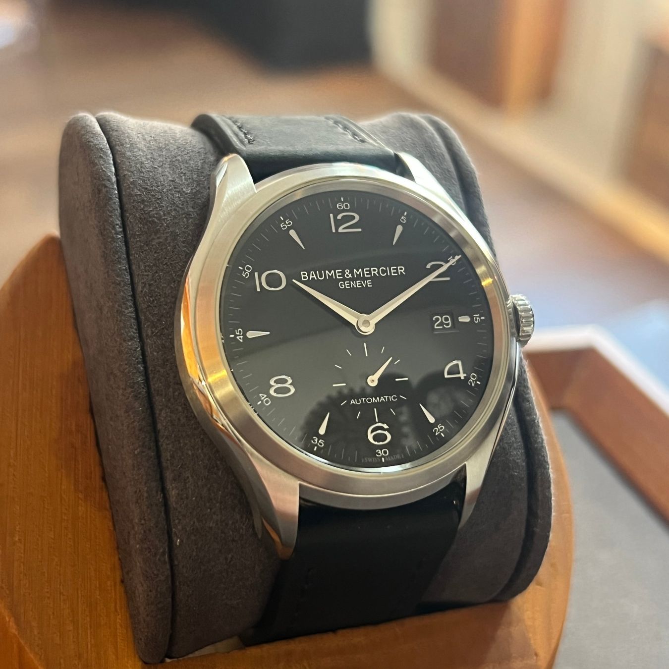 Baume & Mercier Orologi: Baume & Mercier Clifton Automatic Full Set M0A10053 – Usato da Carouge GE venduto da Watchaser 1