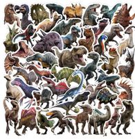 50 kleine Aufkleber Sticker - Dinosaurier