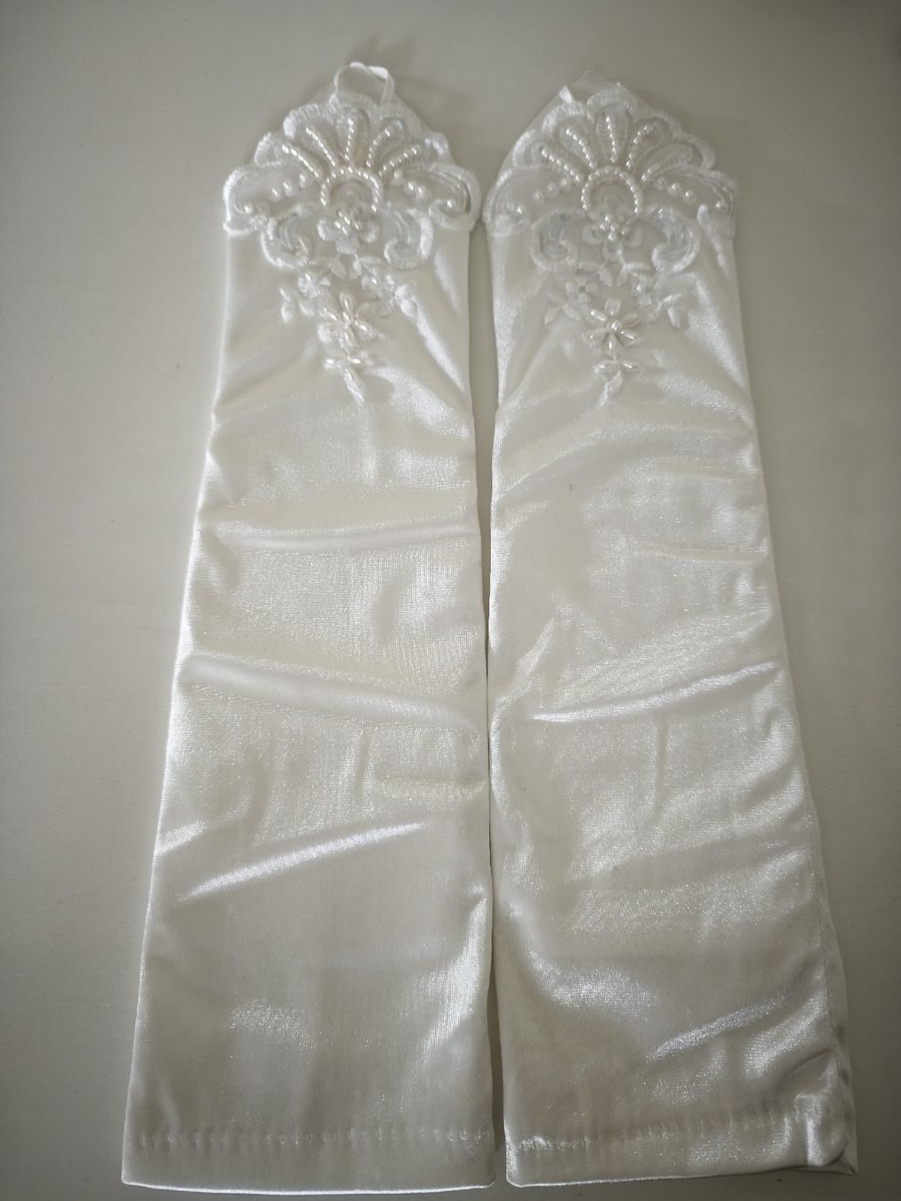 Gants & mitaines : Braut Armstulpen weiss – Neuf (Voir description) à Zeglingen par Vanillacoke 1