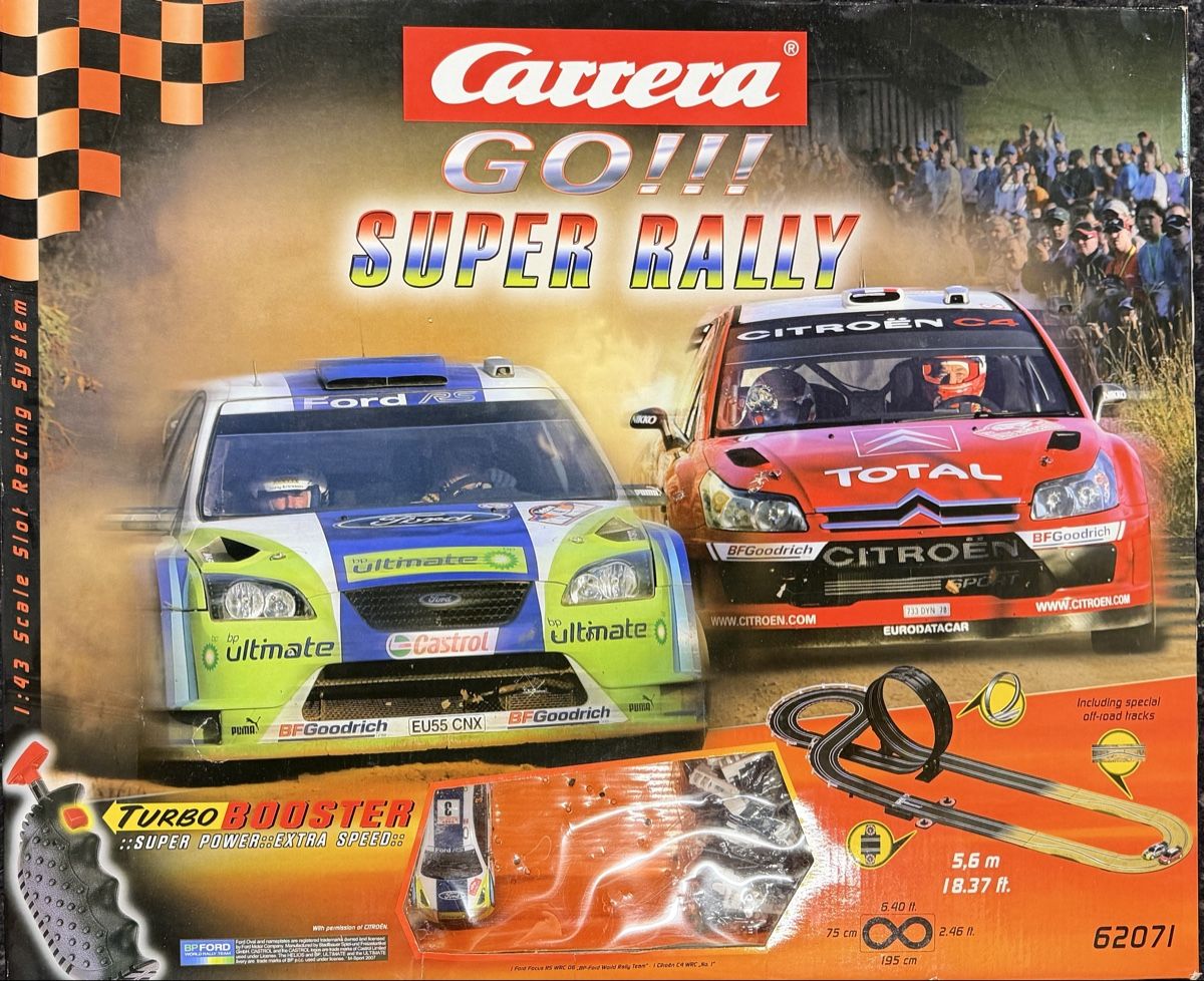 Carrera Rennbahnen: Carrera GO Super Rally 62071 mit Looping & Auto – Gebraucht aus Beinwil am See von Tobi-Wied