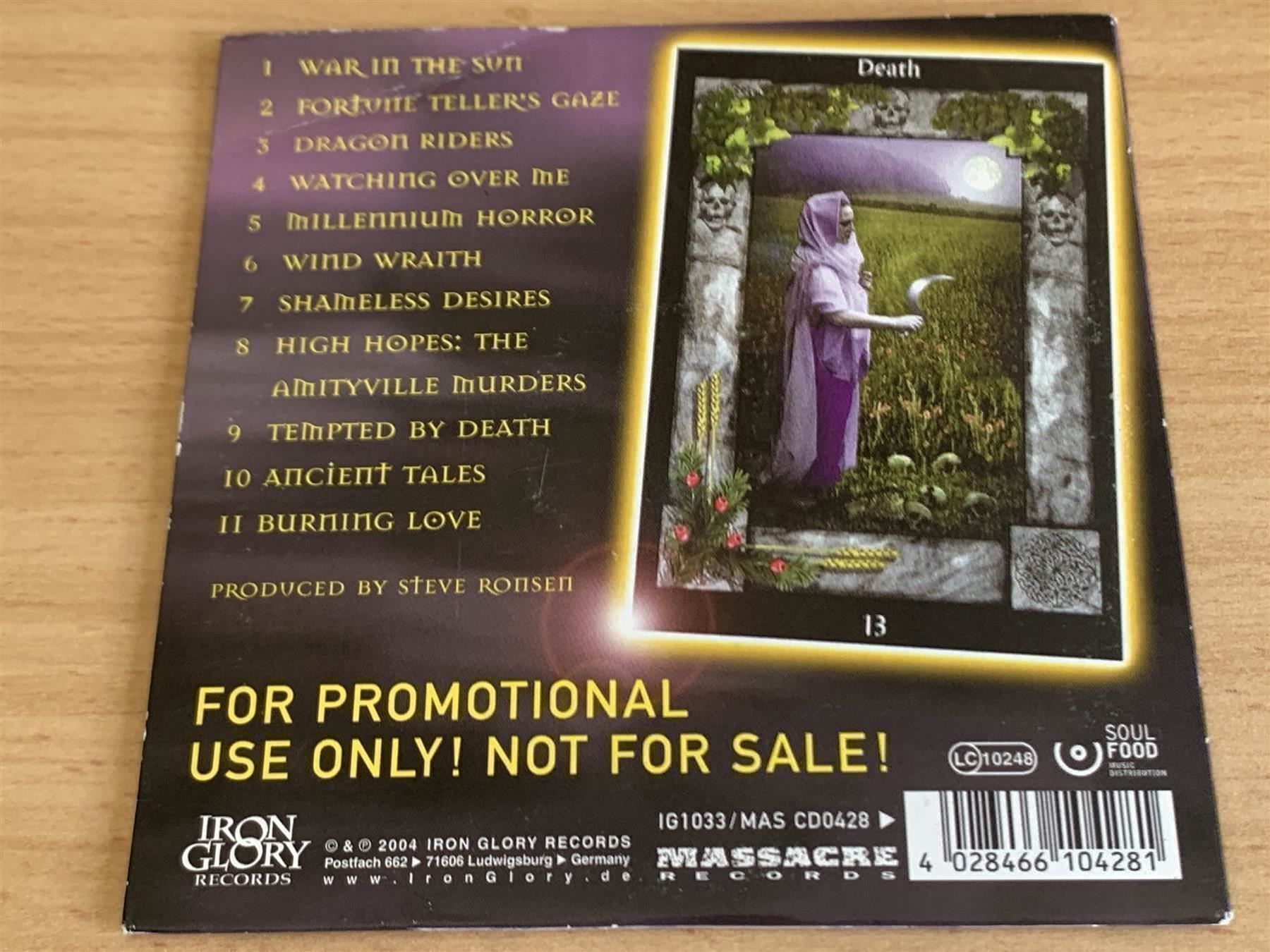 CD: Wind Wraith – The Fortune Teller's Gaze – Usato da Rikon im Tösstal venduto da Alpenmutz 1