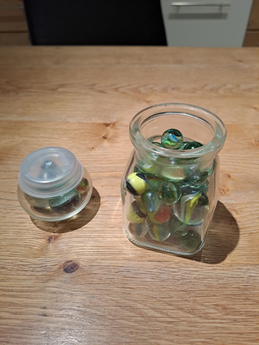 Giochi: Murmeln in Glasbehälter mit Deckelfach – Usato da Steinerberg venduto da mat_h2m5 2