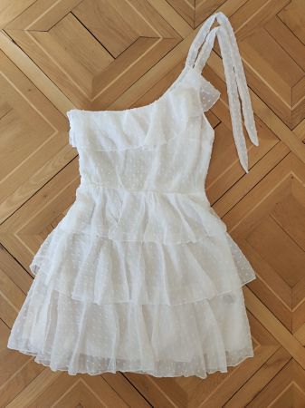 Süsses Sommerkleid, weiss, Gr. S
