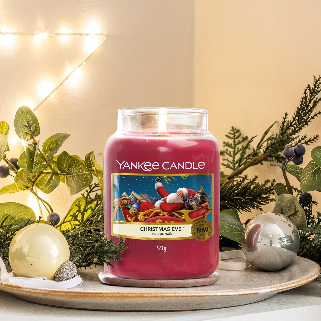 Yankee Candle Kerzen: Yankee Candle Christmas Eve medium Jar – Neu und originalverpackt aus Langwiesen von rtWebshop 1