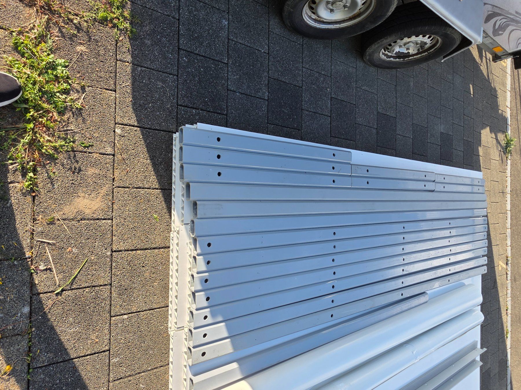 Wände & Decken: PVC Stecksystem Wandpaneele 18x, Profile 9m System, Trennwad – Gebraucht aus Tann von Gyzer6 8