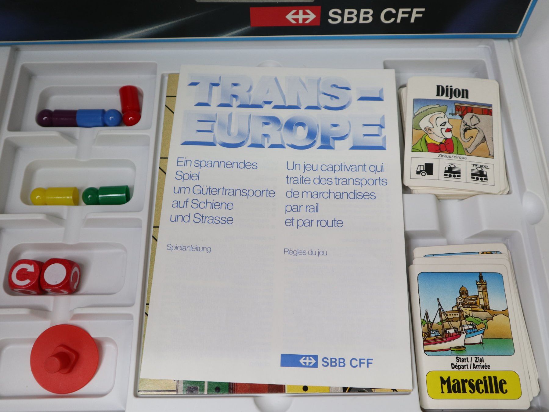 Giochi: 1983 SBB Trans Europe Spiel CFF – Usato da Eschenbach SG venduto da Astalavista 4