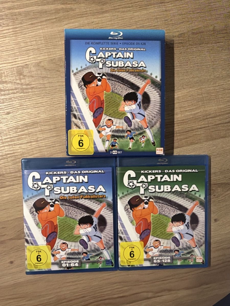 Tutti i DVDs: Captain Tsubasa Komplette Serie BluRay – Usato da Hagendorn venduto da masterchieff 2