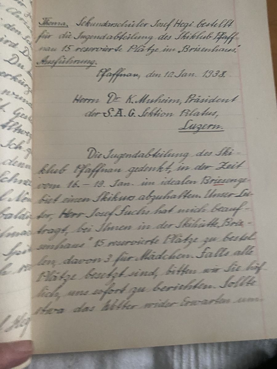 Libri: Schulheft ,  1. Klasse, 1938 – Usato da Baden venduto da swiss-alps 6