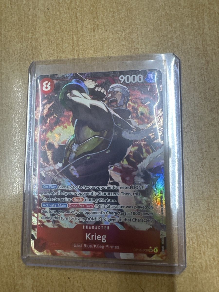 Bandai Carte collezionabili: One Piece Krieg (OP15-008) – Nuovo (secondo la descrizione) da Aesch BL venduto da LeekTCG